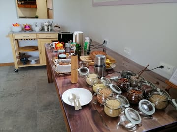 Breakfast spread