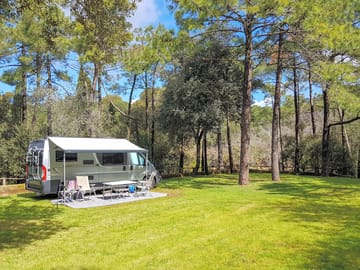 Spacious grass pitches