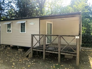 Terrace on the caravan