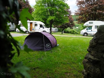 Pitches for tents