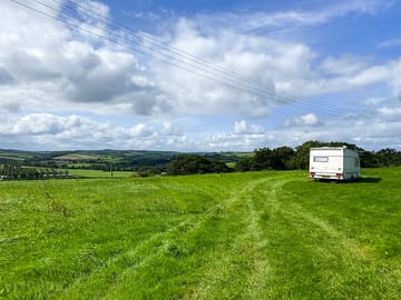 Grass pitches with spectacular views