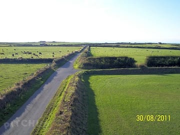 Caravan camping field