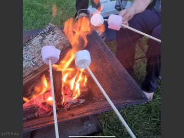 Fire pits available to hire on site