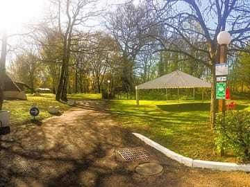 Entering the park
