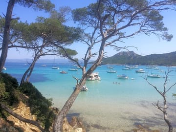 The beach