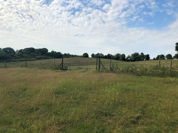 View across the valley from your camp site