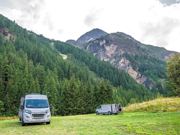 Pitches with mountain views