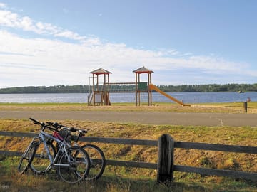 Playground by the water
