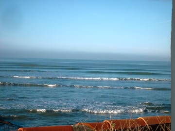 Perroche beach, accessed by a short path from the site