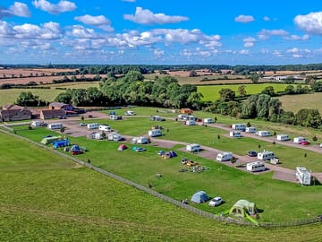 Aerial view of New Lodge Farm