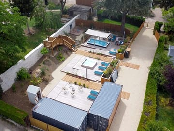 Aerial view of the wellness centre