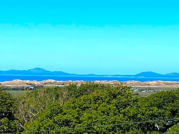 View across the bay to pwllheli
