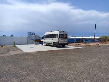 Camper service area