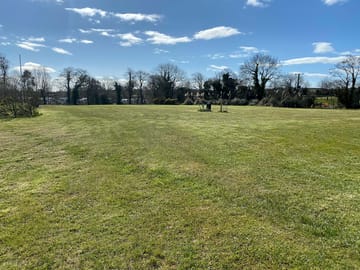 Lakeside tent field