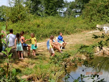 Fishing in the pond