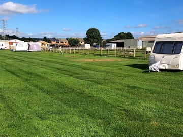 Level grass pitches