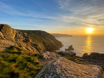 View from sennen to lands end