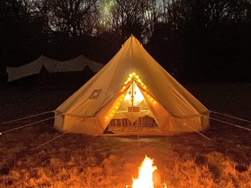 Campfire evening