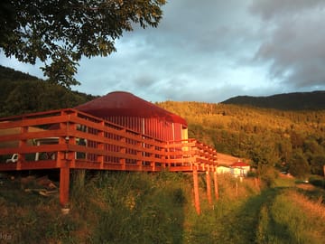 Decking outside