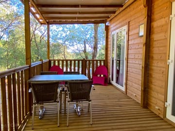 Semi-sheltered balcony