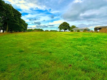 The beautiful paddock camping field