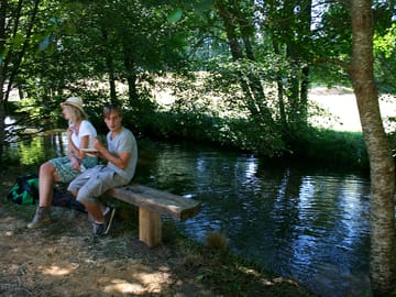 Located on the river bank