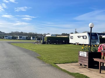 View over the pitches
