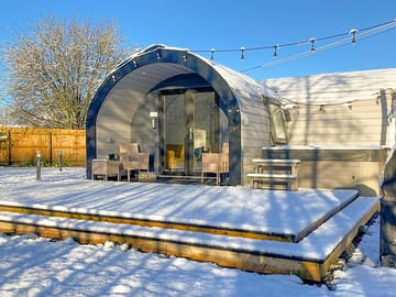 The pod in snow