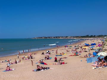 Beach - 1.3km from the campsite - free shuttle bus runs in july and august