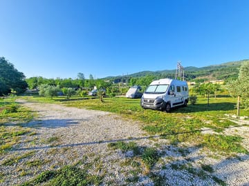 Campervan pitch without electricity