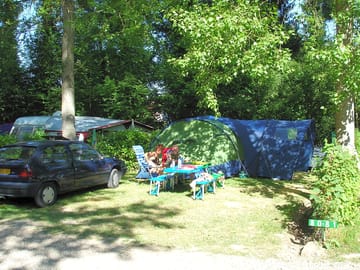 Spacious grass pitch