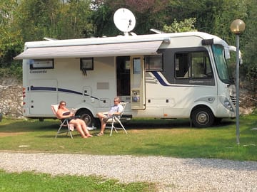 Space for large campervans