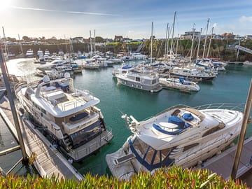 The marina at Beaucette