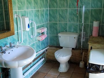Disabled wet room.