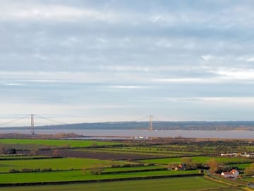 View towards the humber