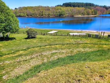 Pitches overlooking the lake