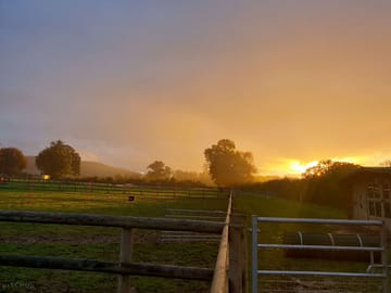 Sunrise at emily's meadow