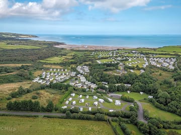Aerial view of the site