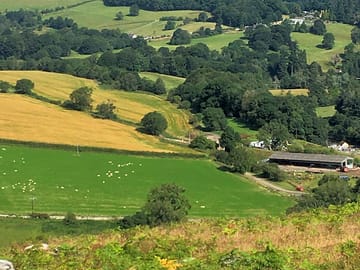 View across the valley