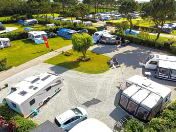 Fully serviced hardstanding pitches