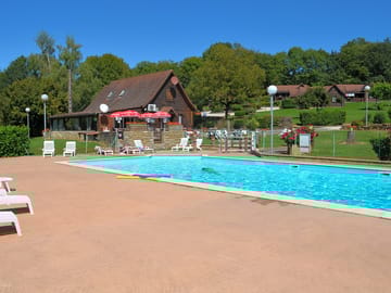 Large pool open in summer