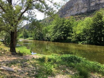 River next to the site
