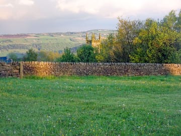 View towards the church