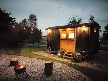 Light up a firepit in the evening