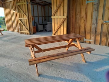 Under cover seating area
