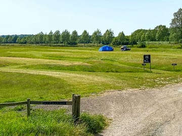 Grass pitch area
