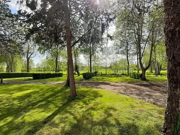 Shaded grass pitches