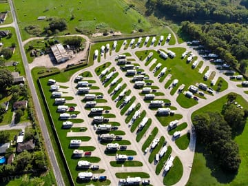 Aerial shot of the park