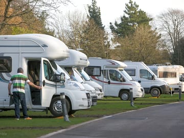 Campervans on parade