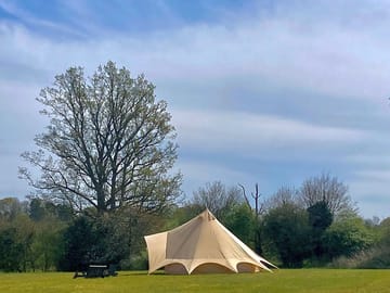 Bell tent exterior